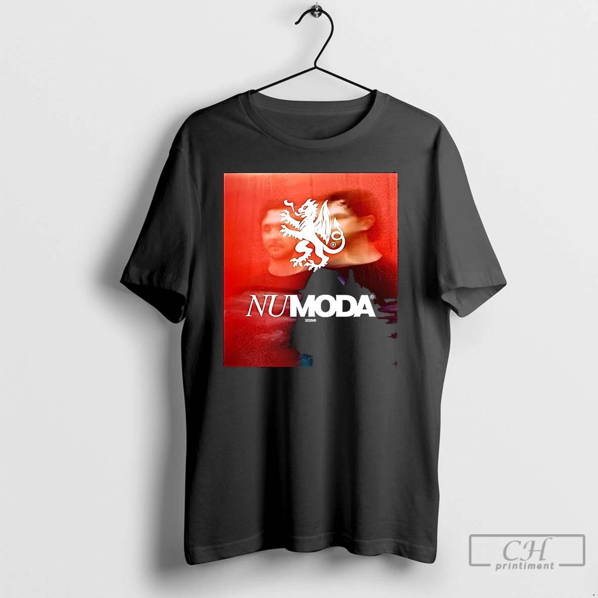 Premium Nu Moda 2025 Dragon Logo Blurry T Shirts