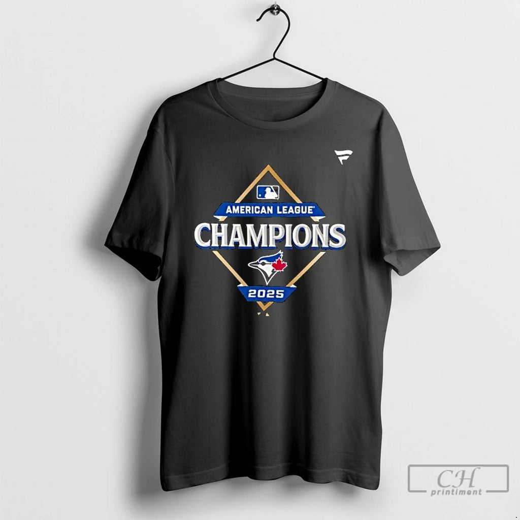 Classic Toronto Blue Jays 2025 American League Champions Locker Room Long Sleve T Shirts