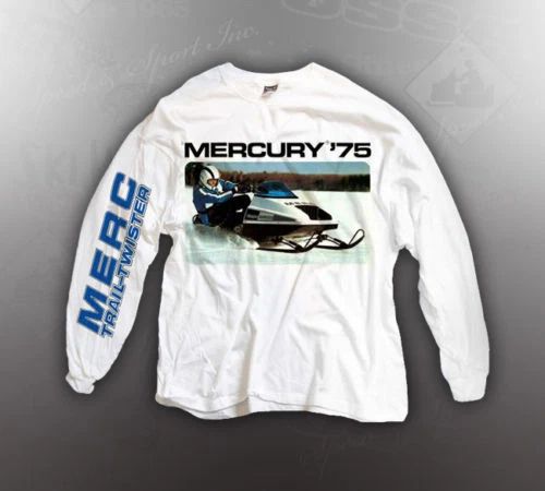 VINTAGE MERCURY 1975 TRAIL-TWISTER TEE-SHIRT LIKE NOS