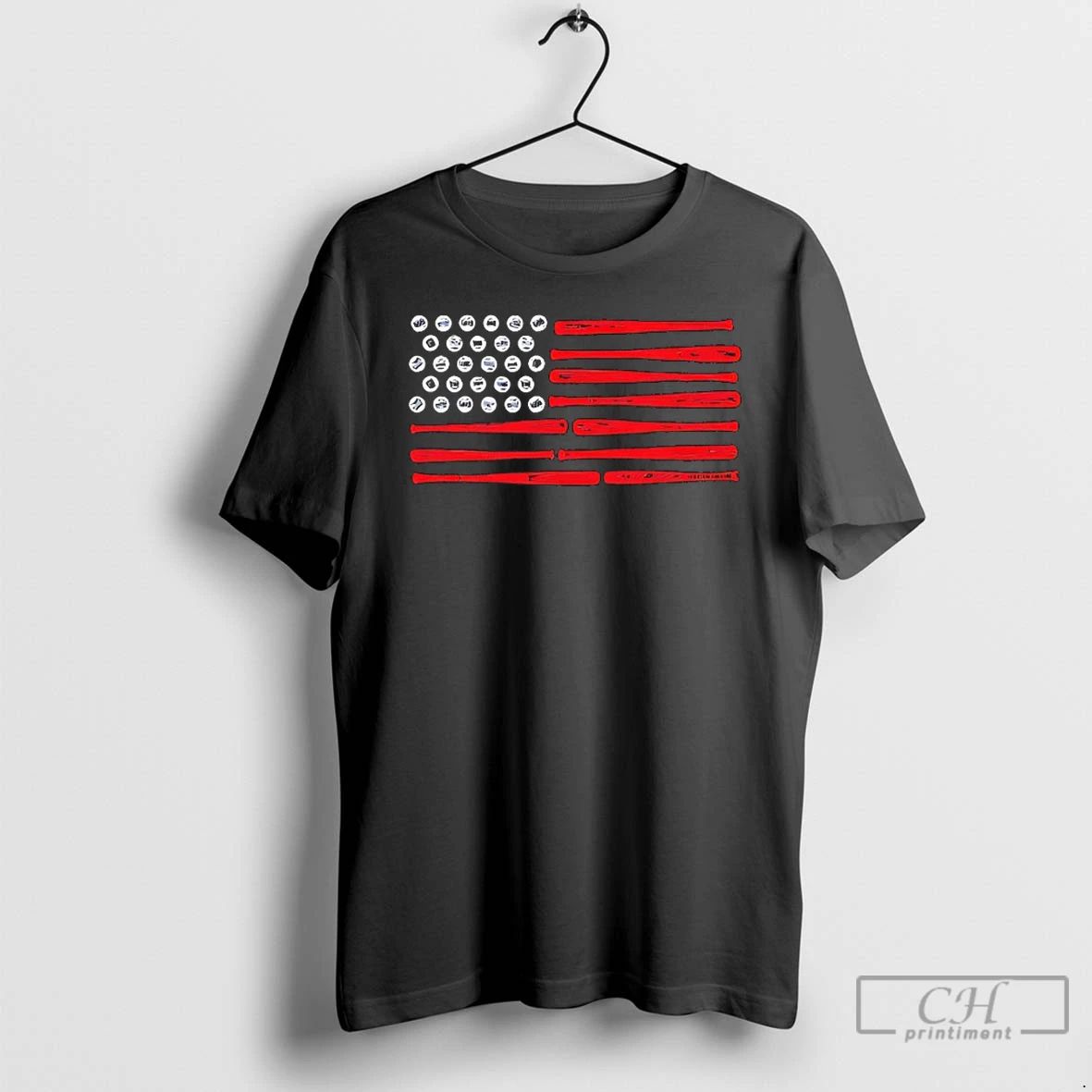 Classic Usa Baseball Flag