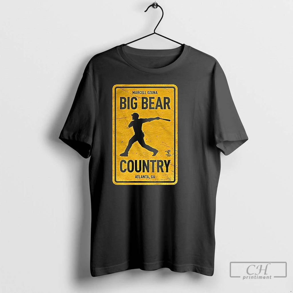 Classic Big Bear Country Marcell Ozuna Altanta T Shirts