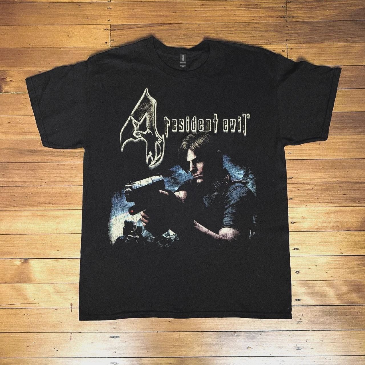 Resident Evil 4 Cotton T-Shirt Vintage Style Horror Game Graphic Tee S-5XL