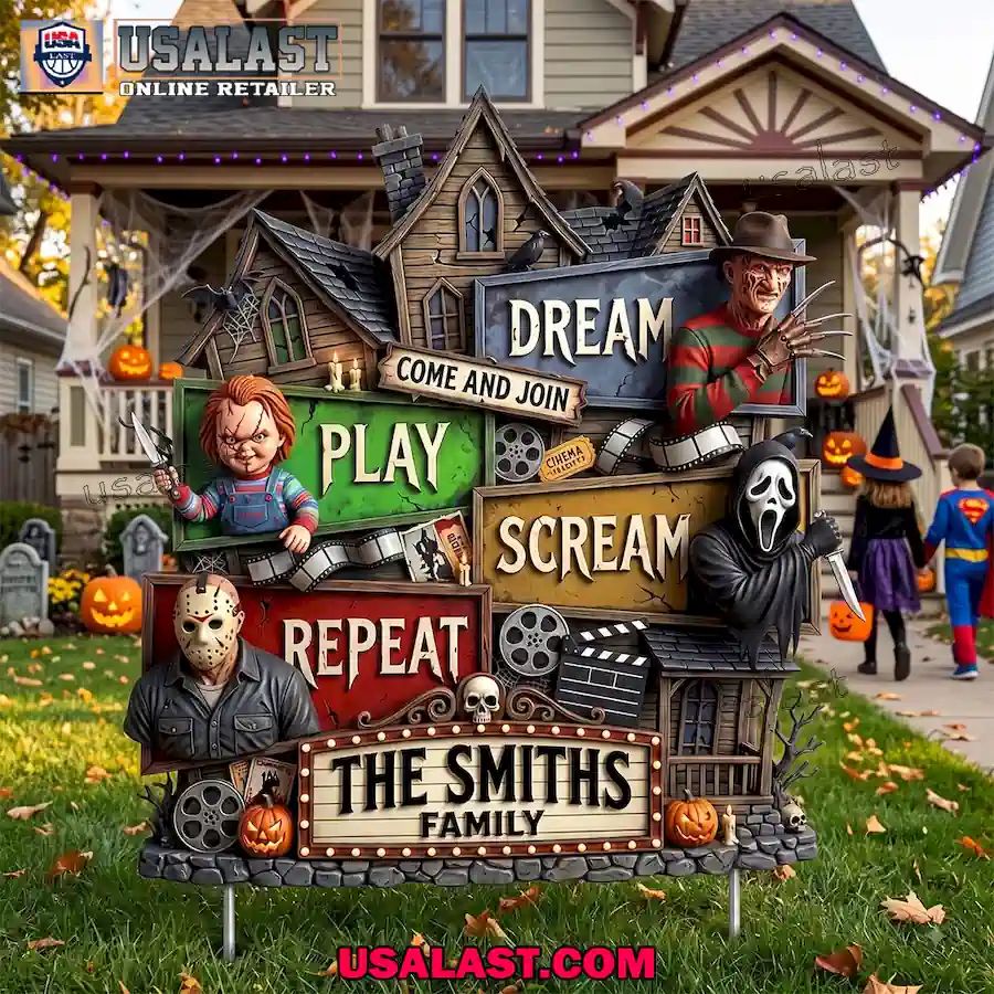 Come And Join Horror Night Halloween Custom Yard Sign