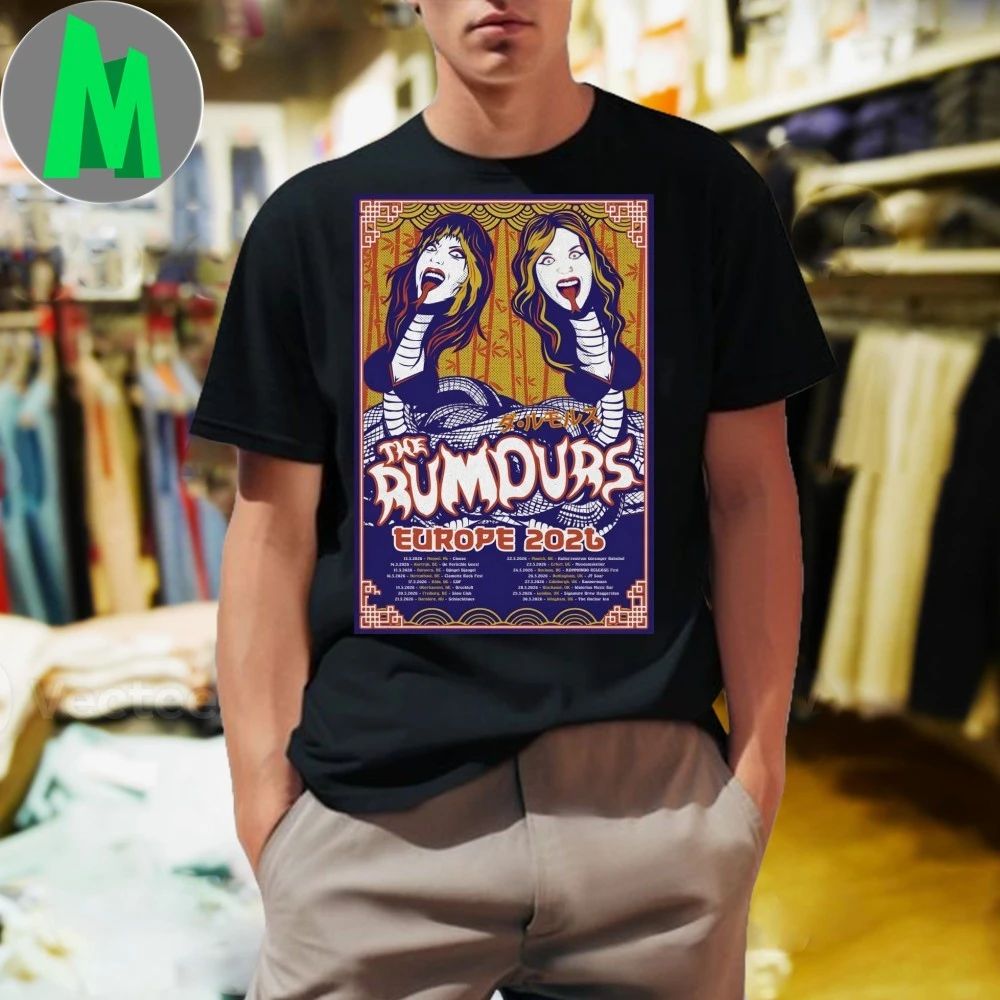 The Rumours Tour Europe 2026 Poster Shirt