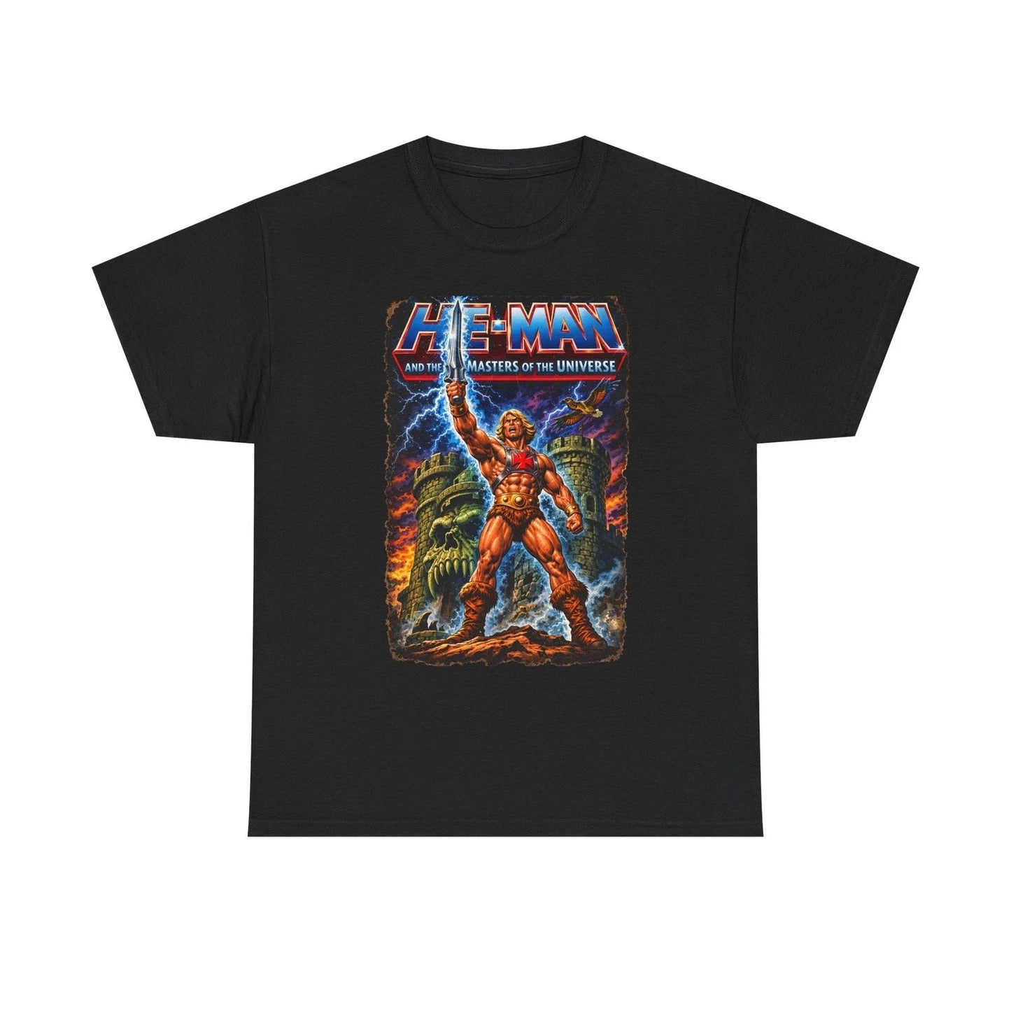 He-Man Graphic Tee | Vintage Fantasy Action Hero T-Shirt