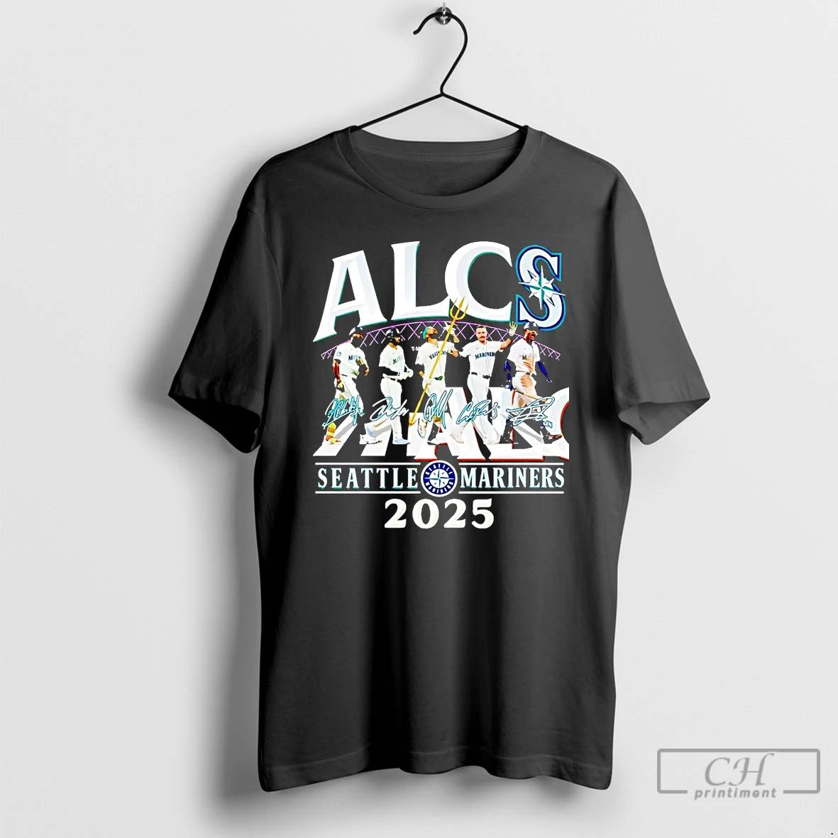Classic Seattle Mariners 2025 Alcs Players Abbey Road T Shirts