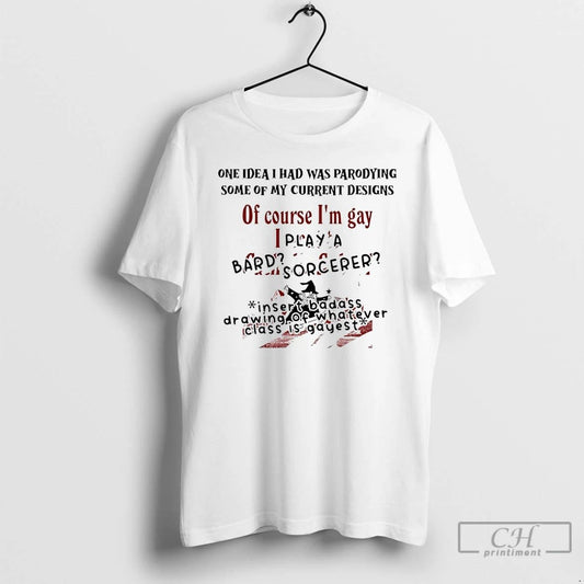 Classic Wizard One Idea I Had Was Parodying Some Of My Current Designs T Shirts
