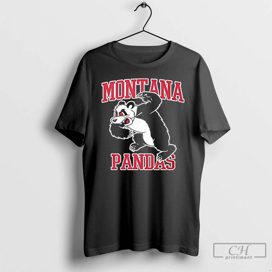 Classic Montana Pandas Cartoon T Shirts