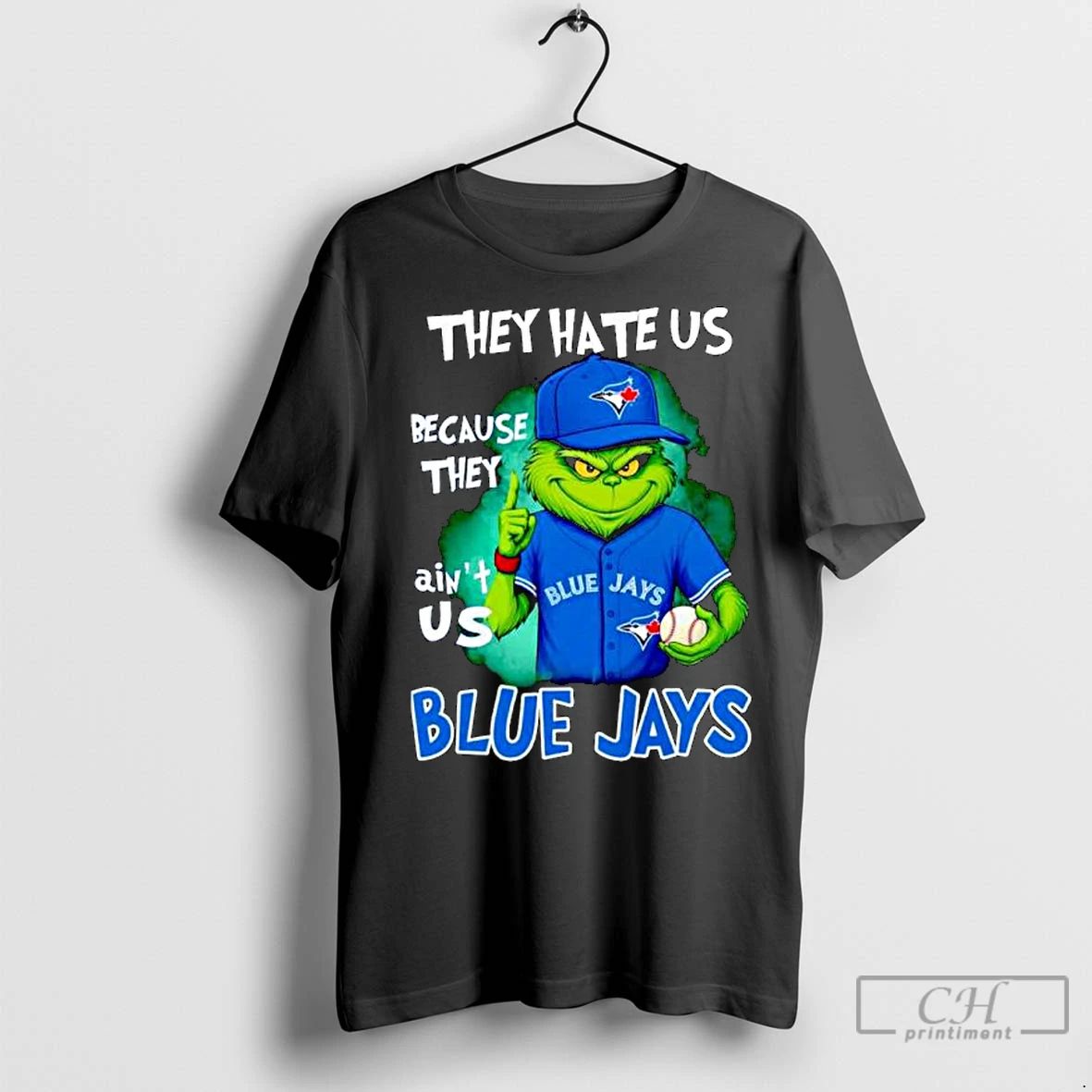 Classic Grinch Mlb They Hate Us Because They Aint Us Toronto Blue Jays Ornaments