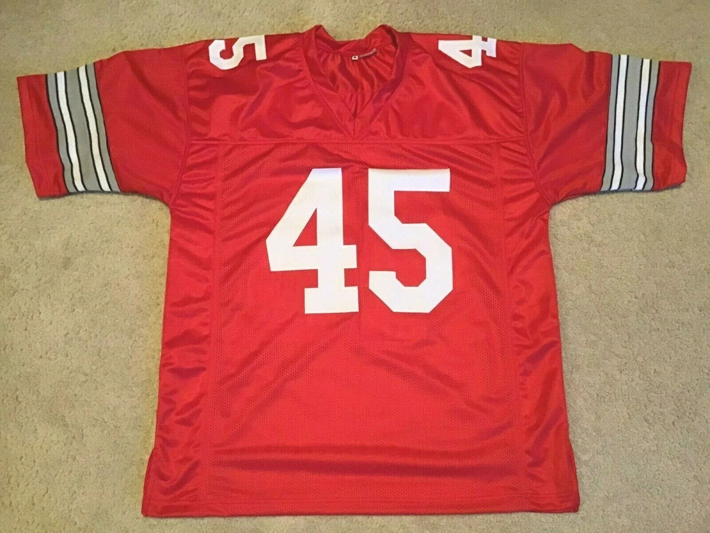 Custom Archie Griffin Red Mesh Football Jersey, Football Team Apparel