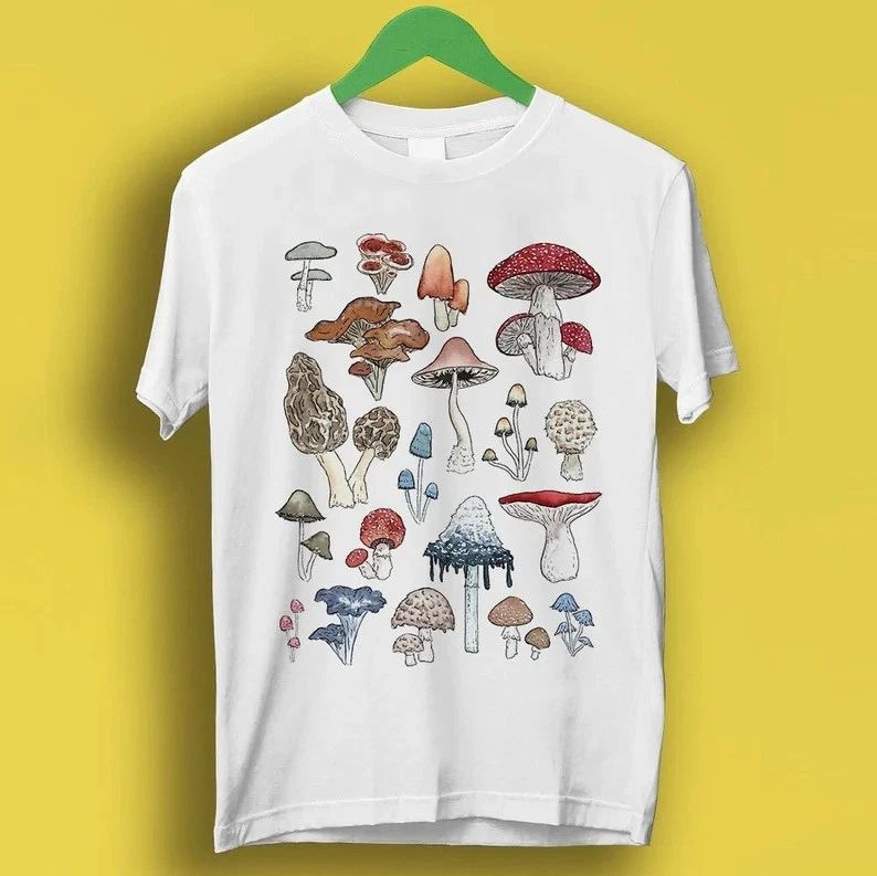 British Wild Mushrooms Meme Comfort Tee Funny Nature Art