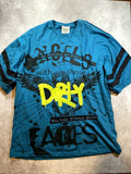 Vintage Black Label Premium Mens Tshirt Rare Print Streetwear Size 4x (2xl)
