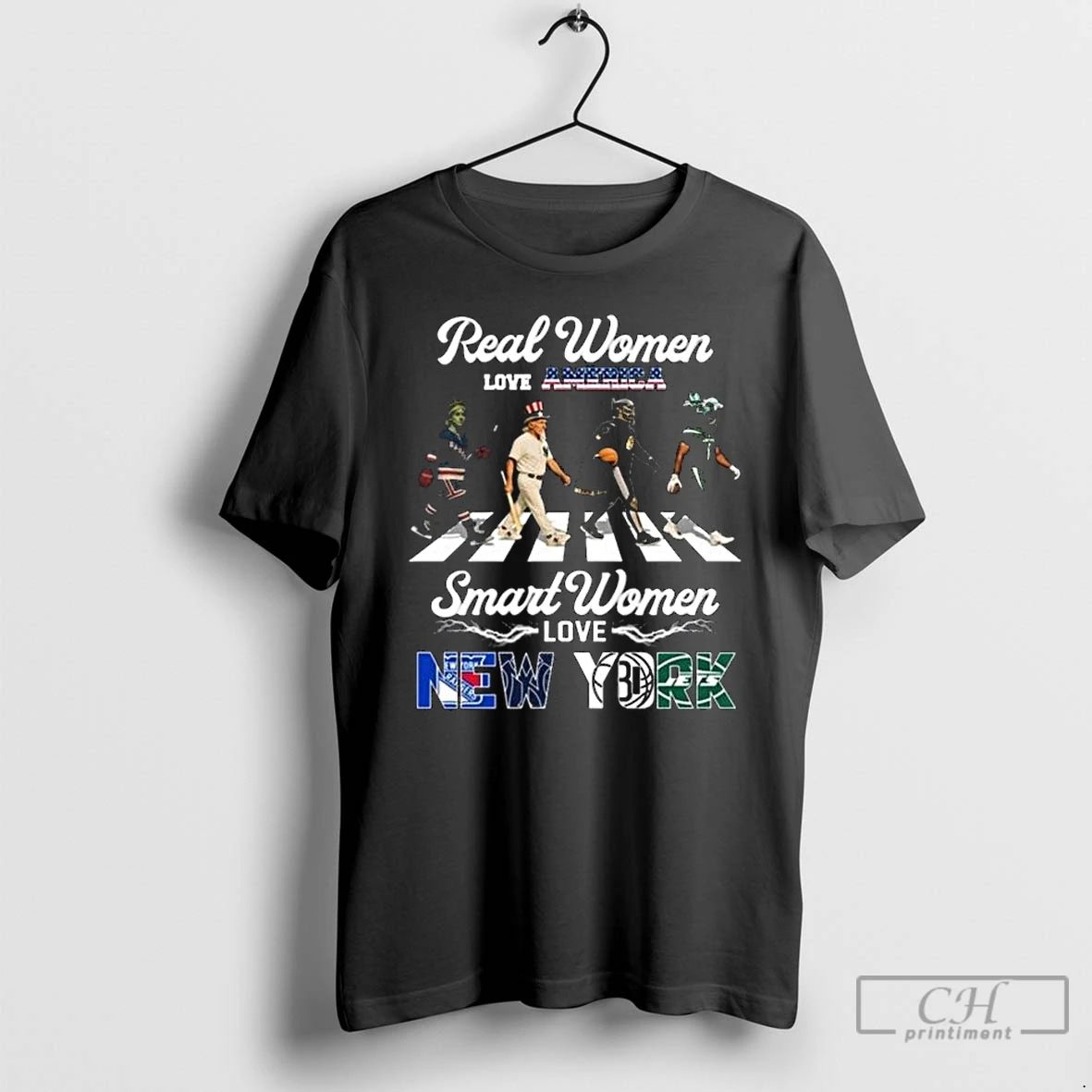 Classic Real Women Love America Smart Women Love New York City Sports Rangers Yankees Nets