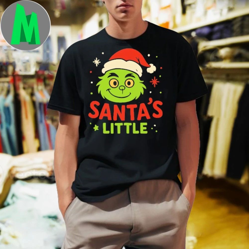 Original Santa’s little, Santa’s Favorite Grinch Shirt