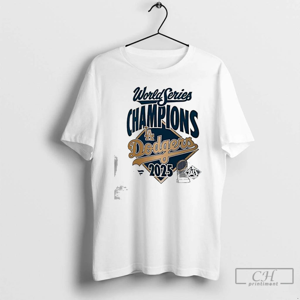 Classic Los Angeles Dodgers 2025 World Series Champions Locker Room Replica T Shirts