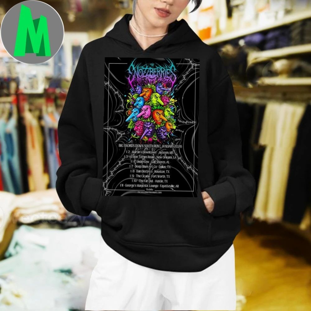Original The Snozzberries Big Snords Down South Run Jin Tour 2026 Poster Shirt