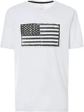 Oakley Mens SC-Mil Flag Tee Short Sleeve T-Shirt White Size Large NEW