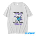 Angry Smurfs You Cant Fix Stupid But You Can Numb It With A 2x4 Tshirts