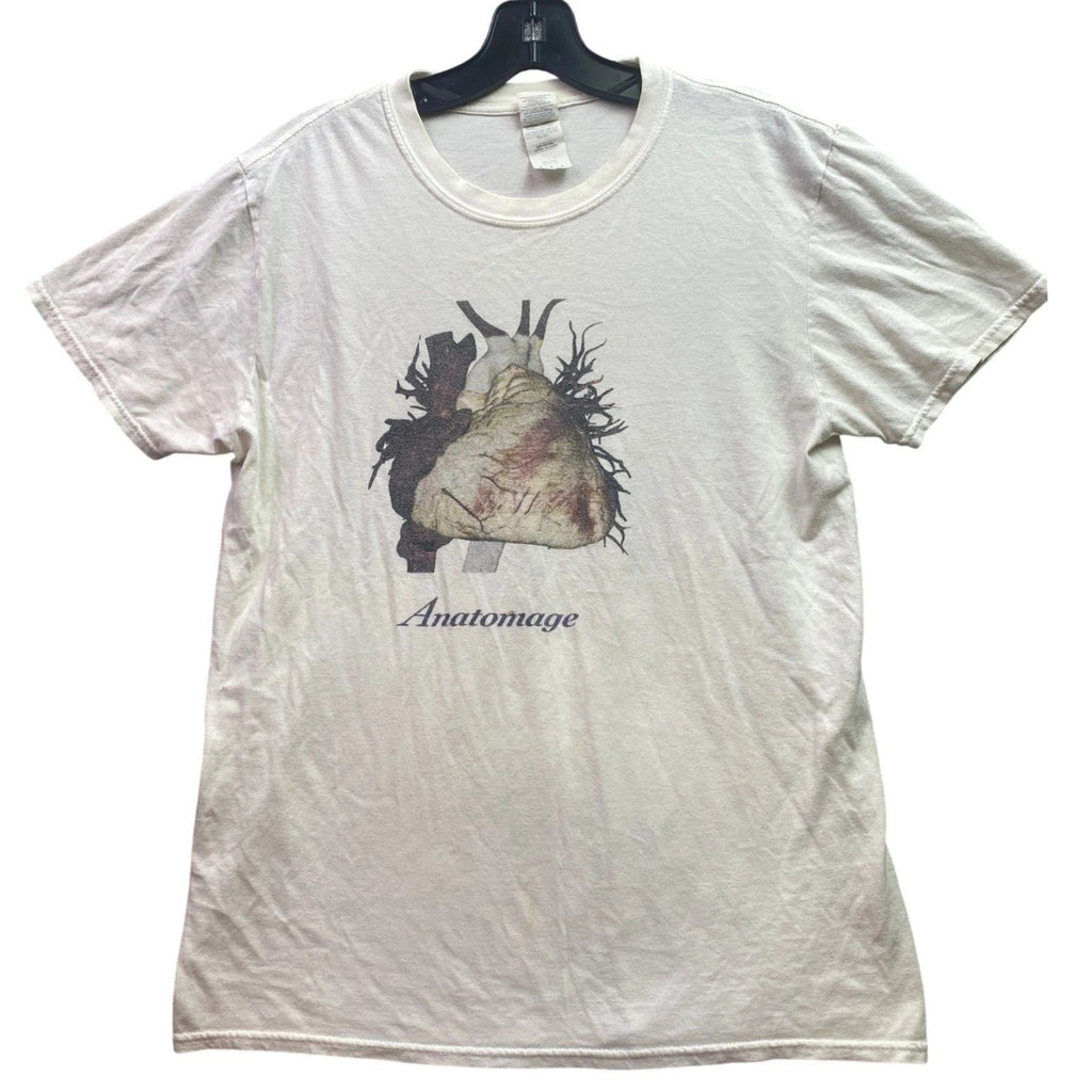 Anatomage Shirt Mens Medium Heart Grunge Spell Out Everyday Streetwear