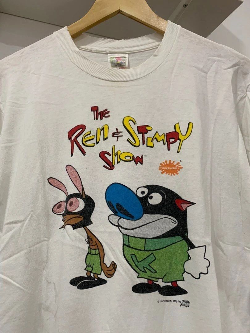 Ren And Stimpy × Vintage Vintage Shirt T-Shirt S-5XL FREE SHIPPING