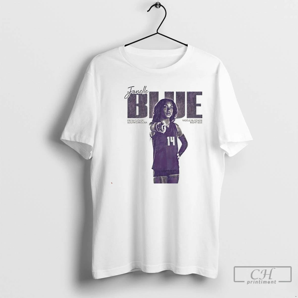 Classic Janelle Blue From Clover South Carolina Vintage Christmas T Shirts