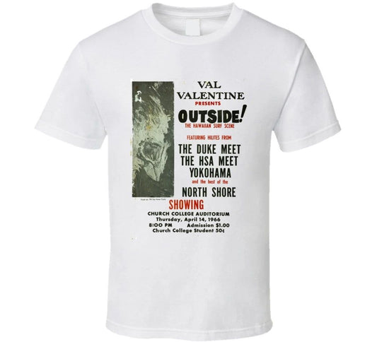 Vintage Surf T-Shirt Outside Film 1966