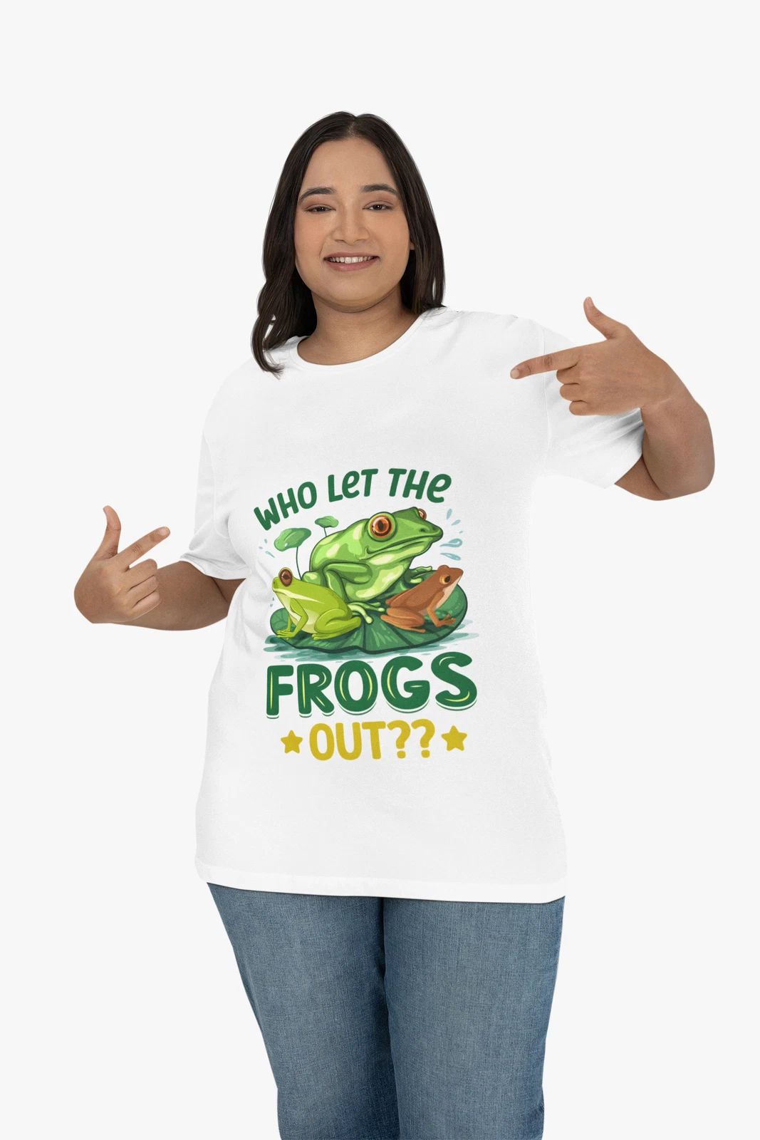 Who Let The Frogs Out Tee | Frog Graphic Shirt