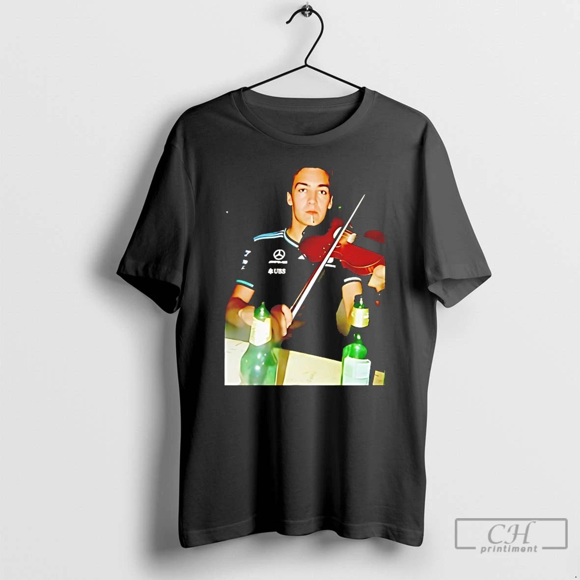 Classic George Russell Playing The Violin T Shirts