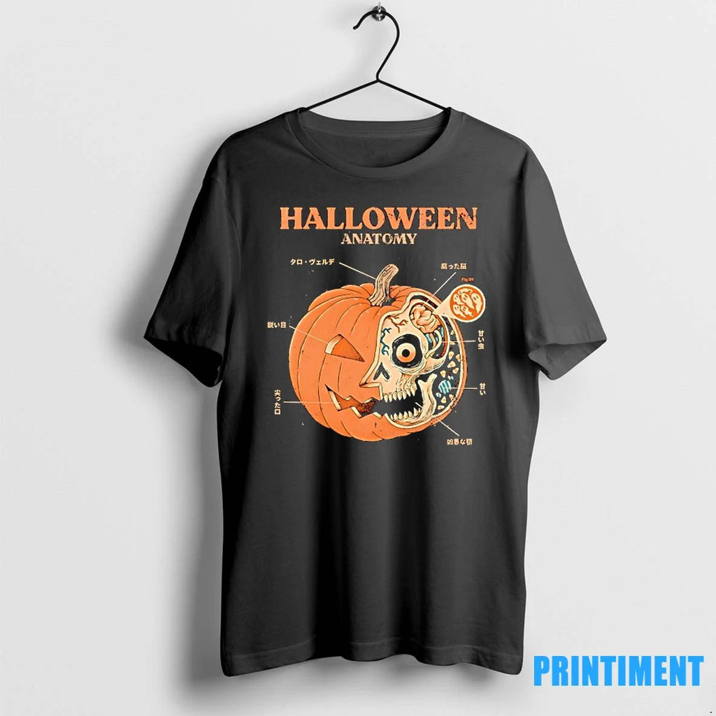 The Spooky Insides Of A Jack O Lantern Halloween Anatomy Tshirts Sweater