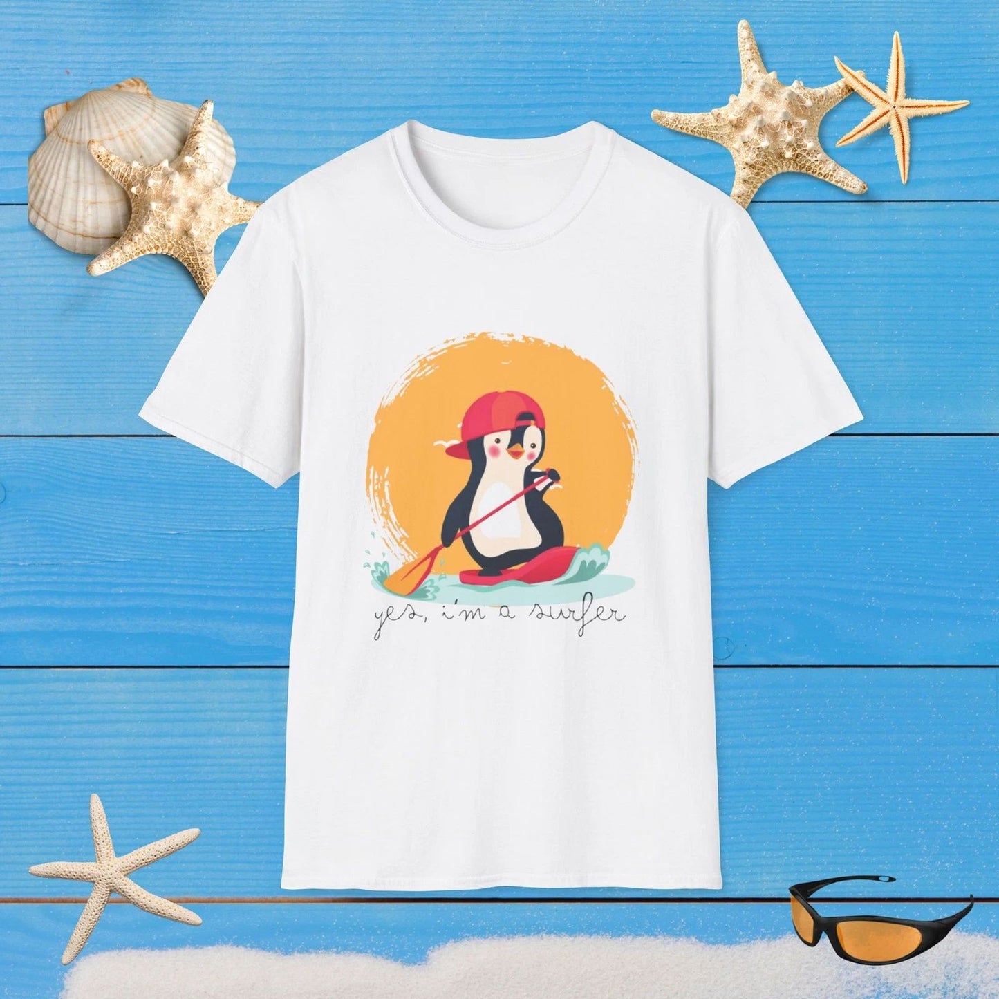 Surfer Vibes T-Shirt, Beach Lover Tee, Ocean Enthusiast Shirt, Surfing Gift