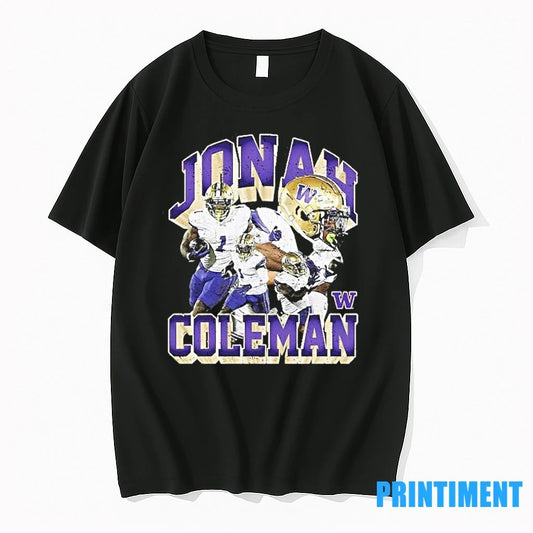 Jonah Coleman Washington Huskies Player Collage Tshirts Sweater