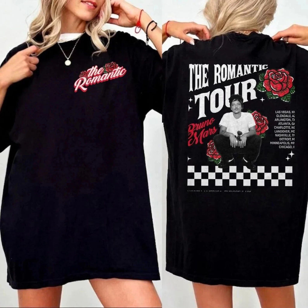Romantic Pop Tour 2026 Concert T Shirt Vintage Music Fan Gift Tee Unisex