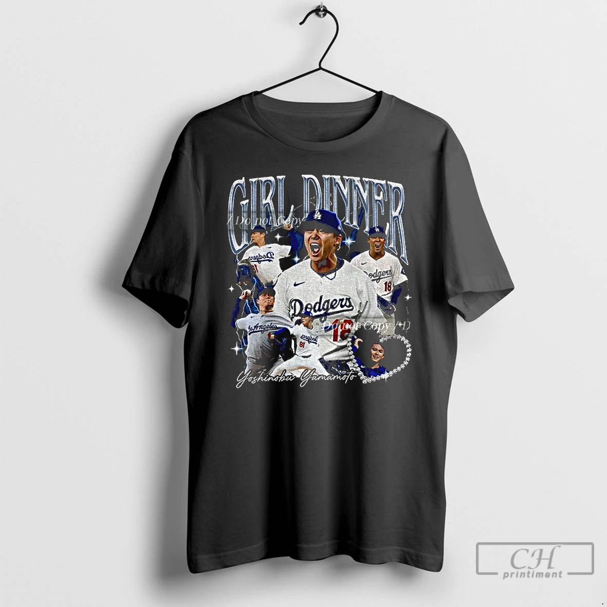 Premium Yoshinobu Yamamoto Mvp Girl Dinner Los Angeles Dodgers World Series Champions 2025 Graphic