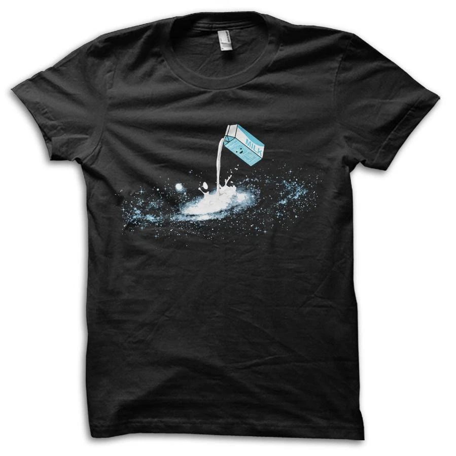 Milky Way Galaxy Space NASA Spaceman Geeky T-Shirt M5872
