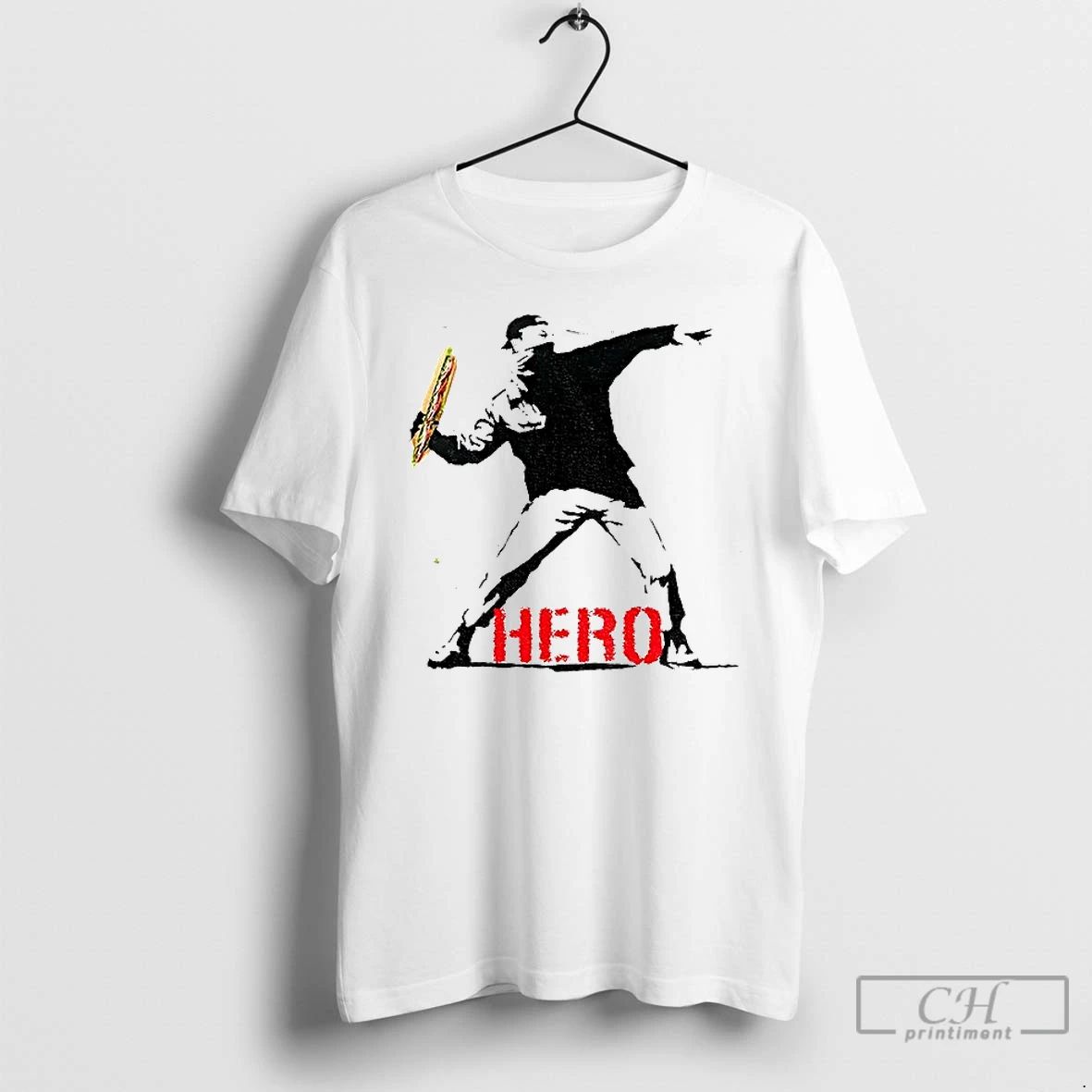 Premium Subway Sandwich Guy Washington D C Subway Hero Throwing T Shirts