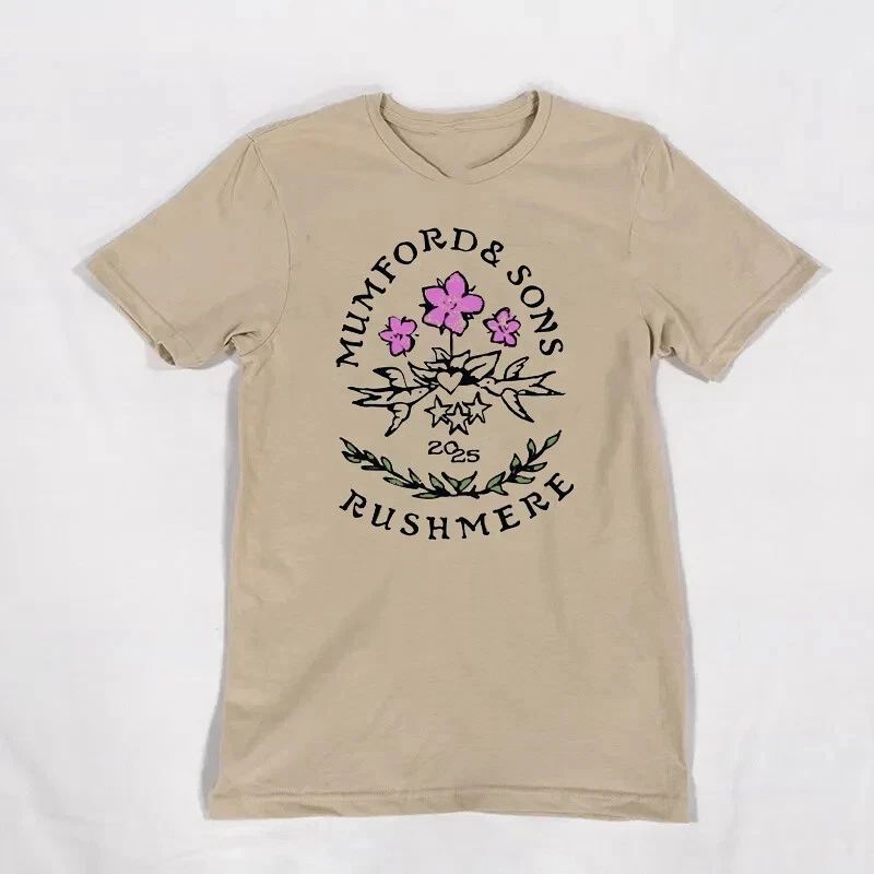 Mumford & Sons Band Rushmere Tour 2025 T Shirt Full Size S-5XL BO1781