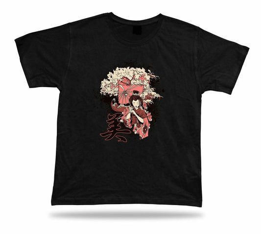Geisha Tshirt art design Tee Birthday gift idea Casual Stylish charmall sizes