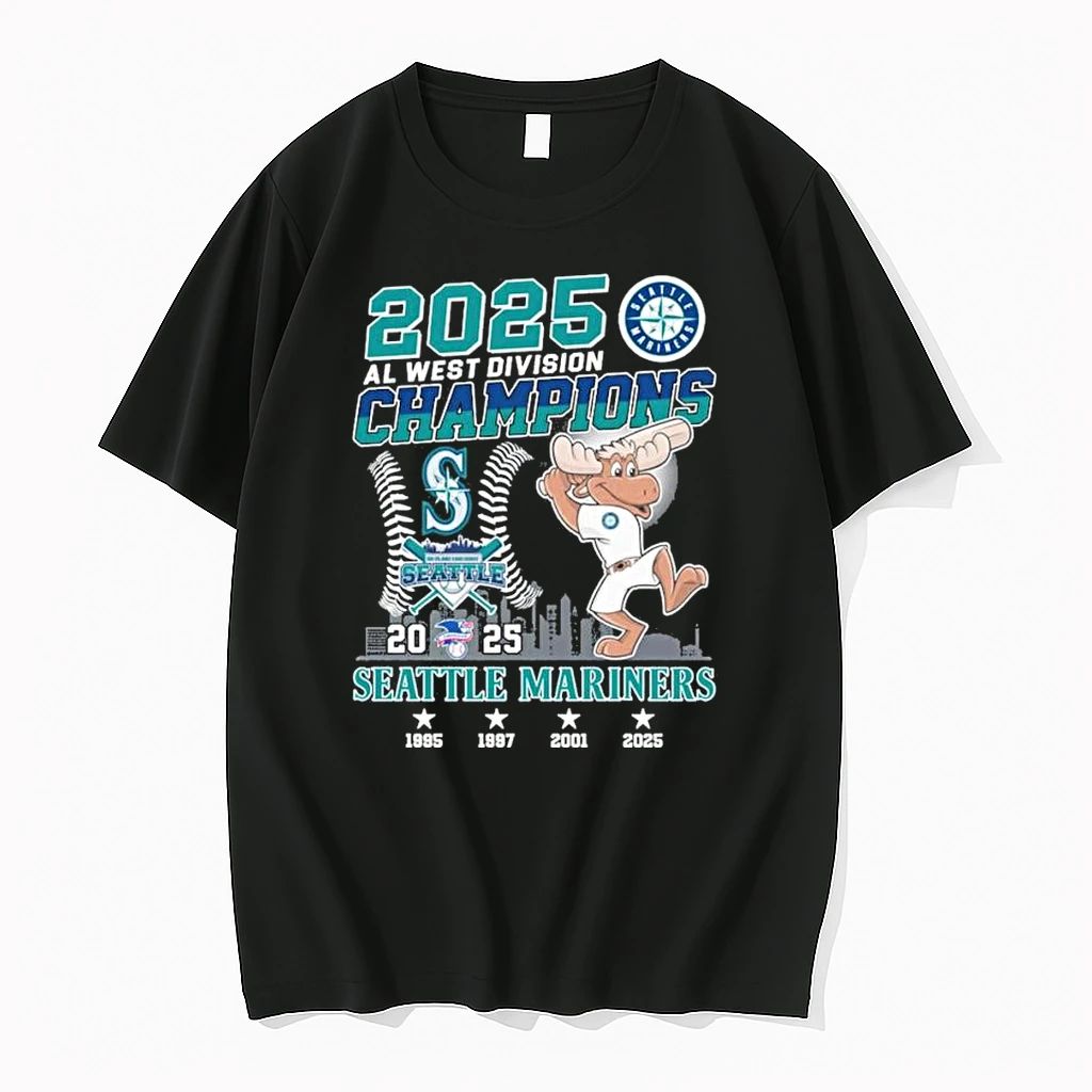 Mariner Moose Al West Champions Seattle Mariner Tshirts Sweater