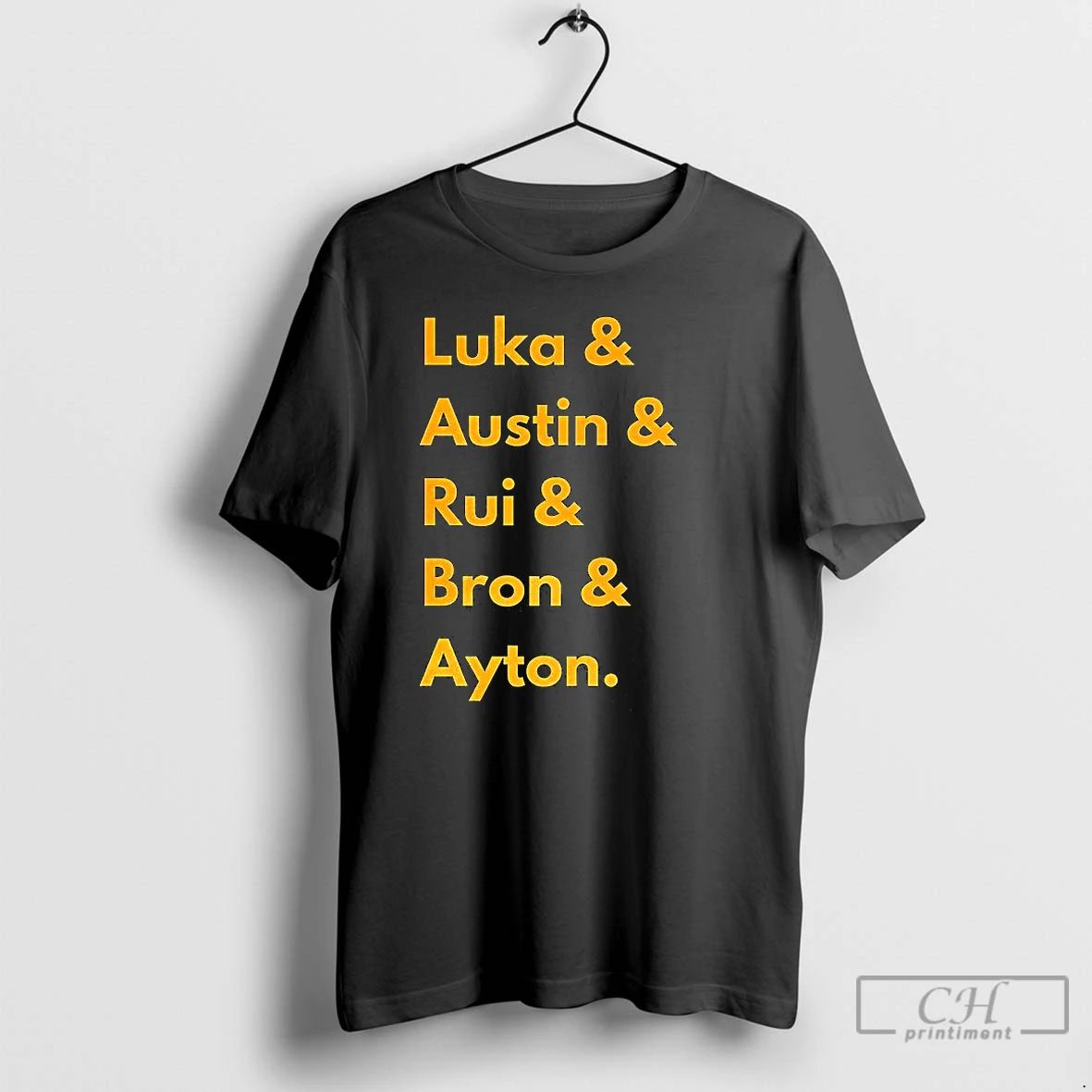 Premium Los Angeles Lakers 2025 Line Up Name T Shirts