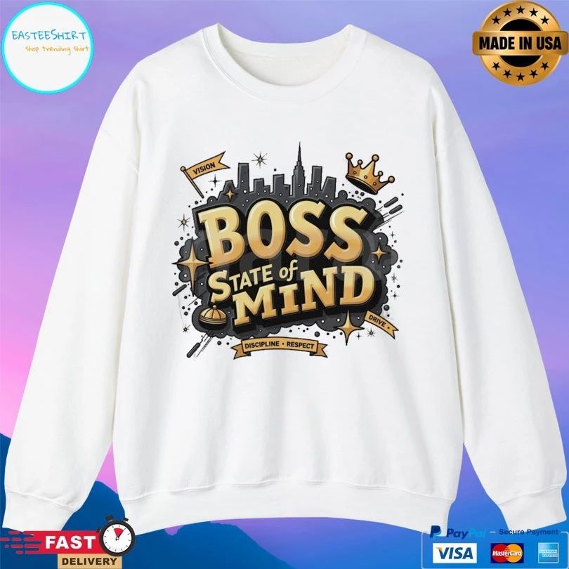 Boss State Of Mind Drive Discipline Respect T-shirt