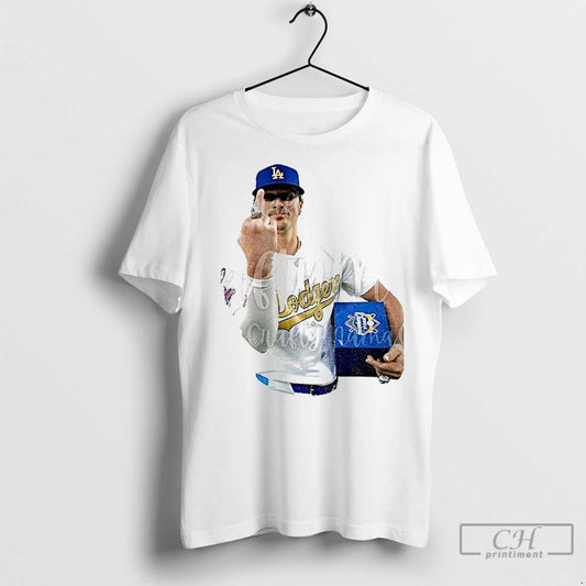 Classic Kike Hernandez Middle Finger Ring Doyers Los Angeles Dodgers Mlb Baseball World Series 2025