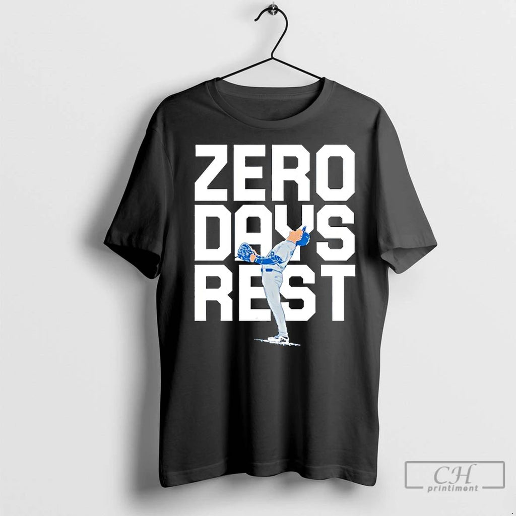 Premium Yoshinobu Yamamoto Zero Days Rest Los Angeles Dodgers