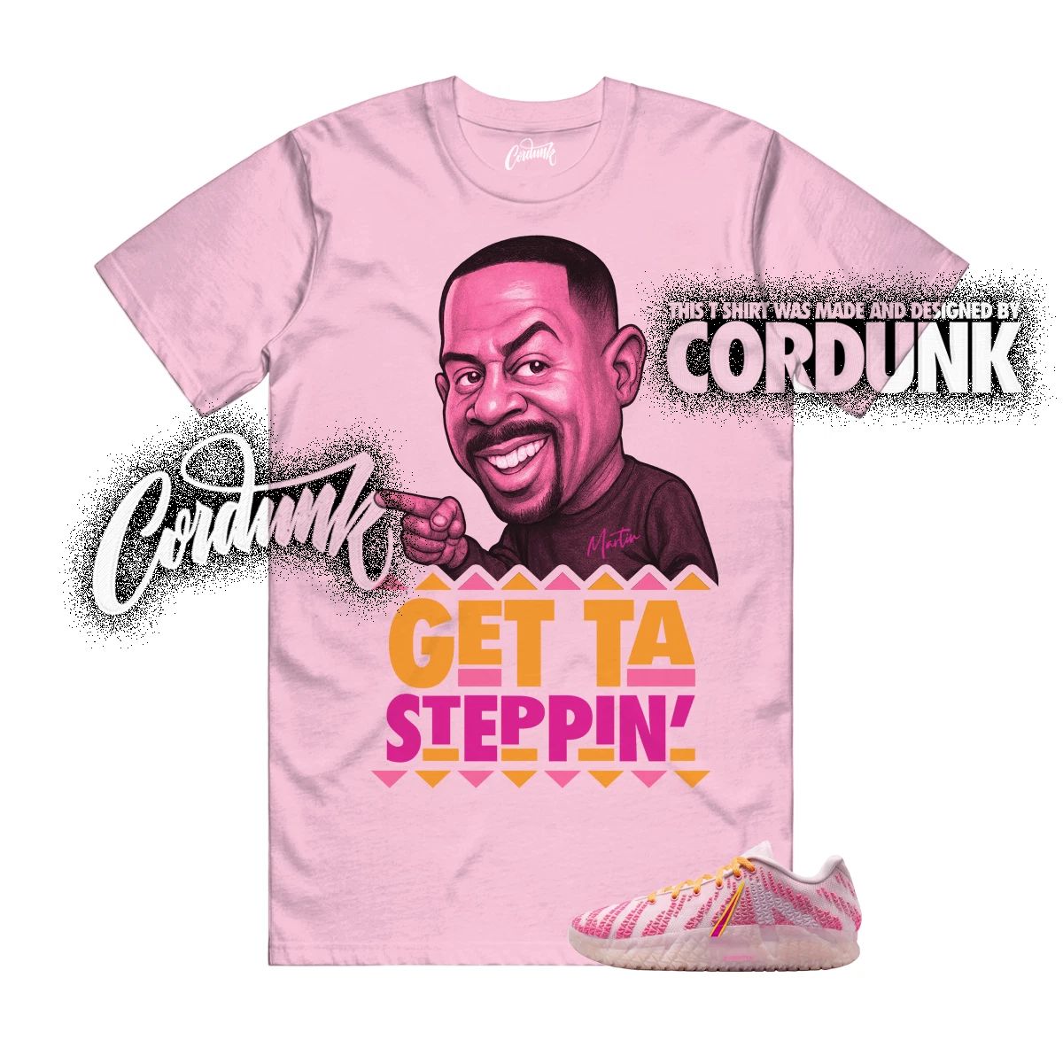Ja 3 Pink Foam Silt Red Sundial Orange Hyper Valentines Day T Shirt Match MARTIN