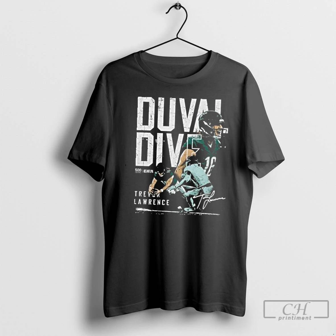 Classic Trevor Lawrence Jacksonville Duval Dive T Shirts