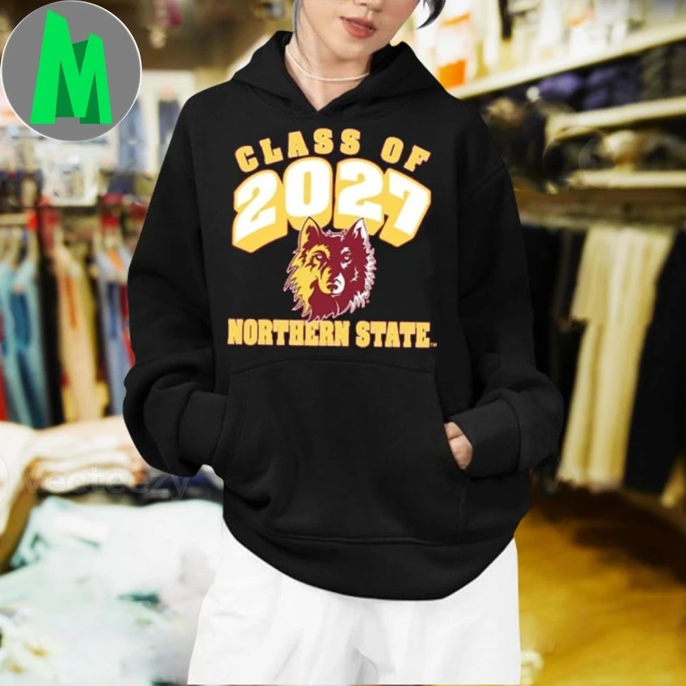 Rally Northern State Wolves Maroon Class of 2027 Shirt