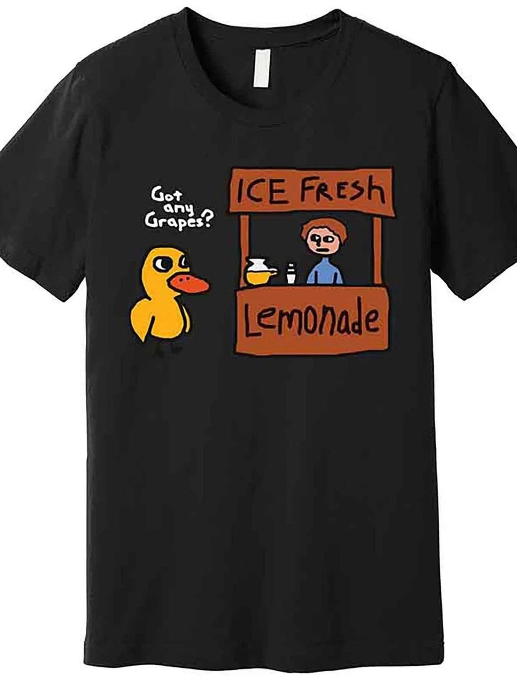 Got Any Grapes? Duck Song Lemonade - Fun Men's Graphic Tee | Soft Cotton