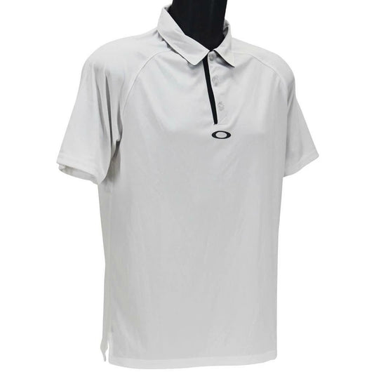 Oakley Elemental 2.0 Polo Mens Size S Small White Plain Golf Regular Fit Tee