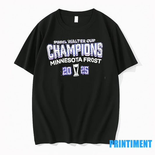 Minnesota Frost 2025 Pwhl Walter Cup Champions Tshirts Sweater