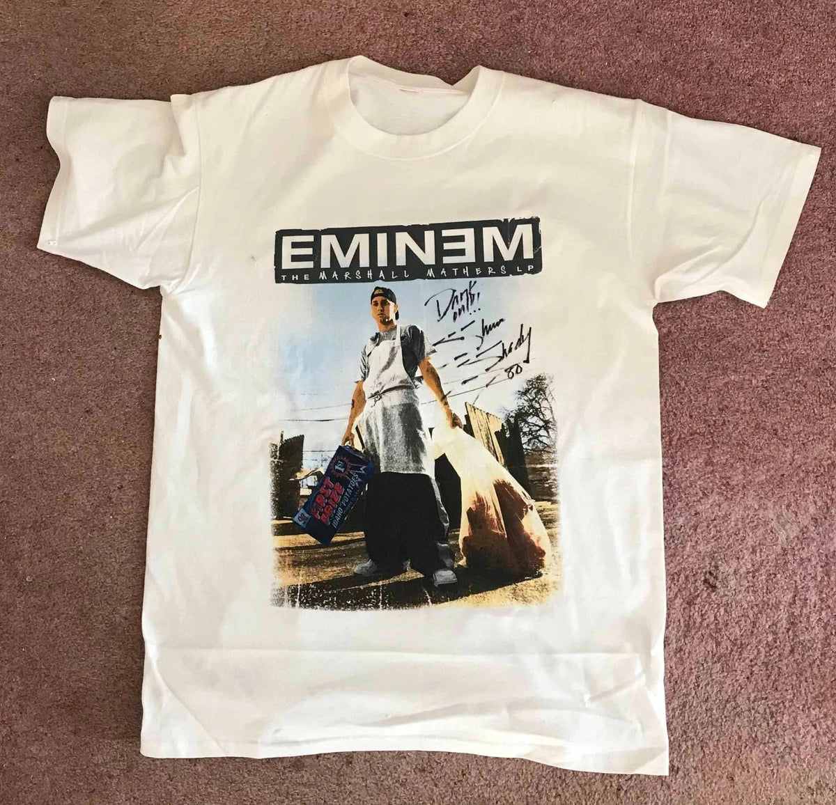 Eminem The Marshall Mathers LP Shirt Classic White Unisex S-5XL 1M0122