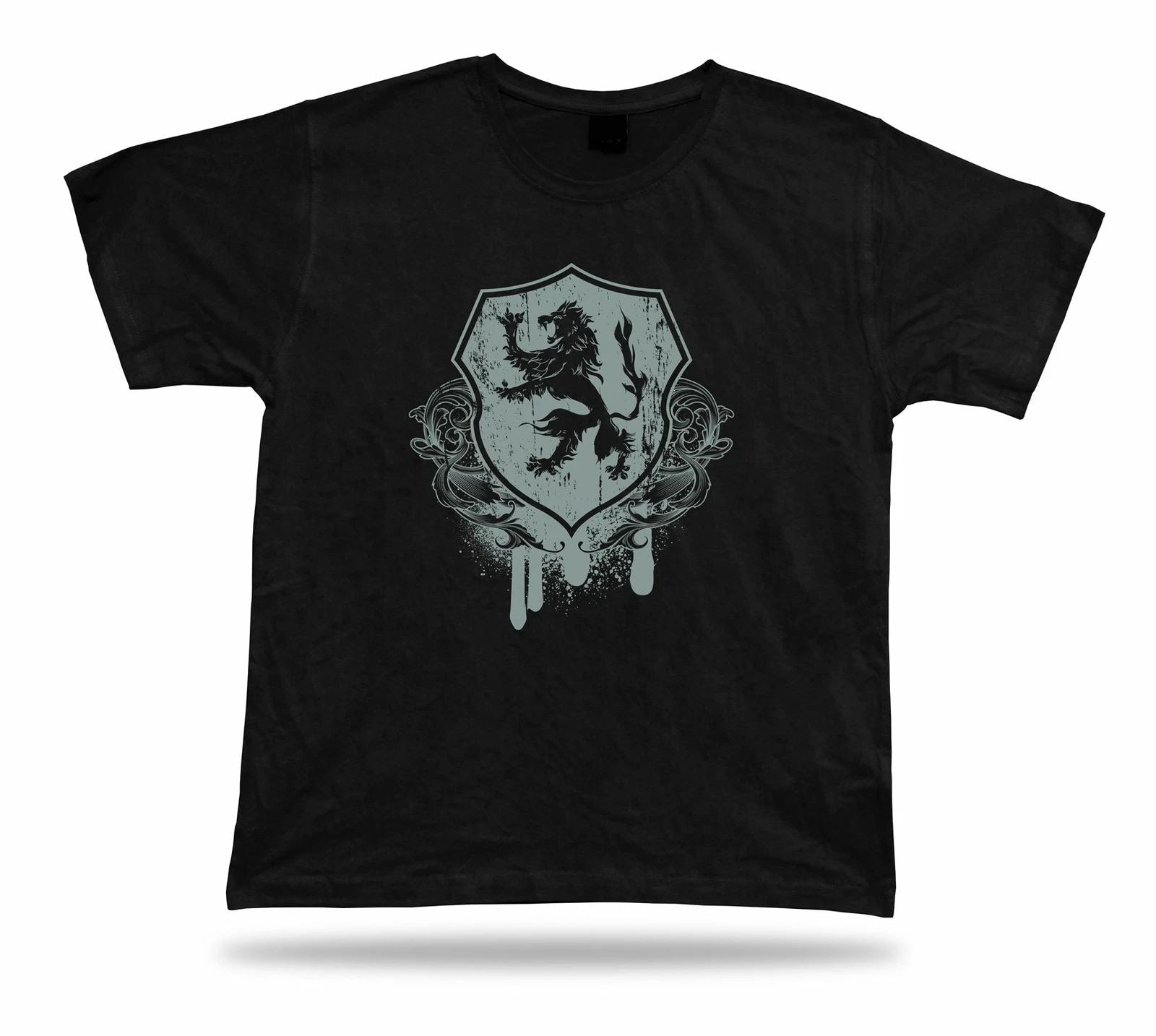 Lion Symbolism Floral t shirt awesome cool modern design special birthday gift